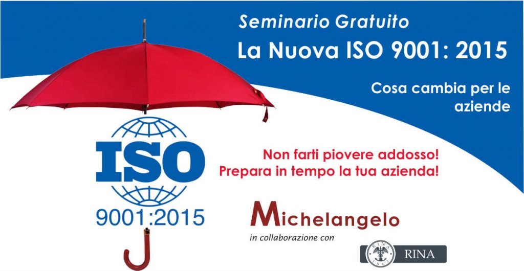 Seminario sulla nuova Uni En Iso 9001